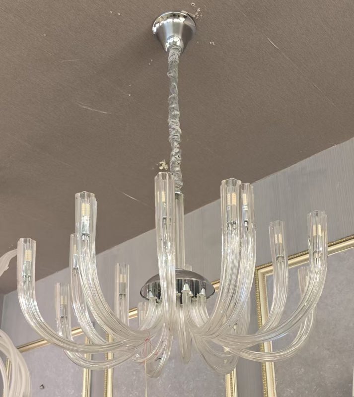 Futuristic Glow Chandelier