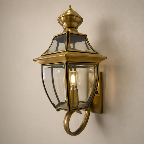 Outdoor Brass Gate Light
