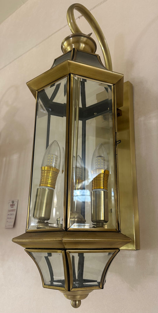 Outdoor Big Brass Gate Light