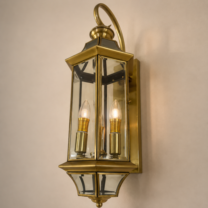 Outdoor Big Brass Gate Light