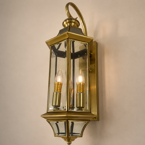 Outdoor Big Brass Gate Light