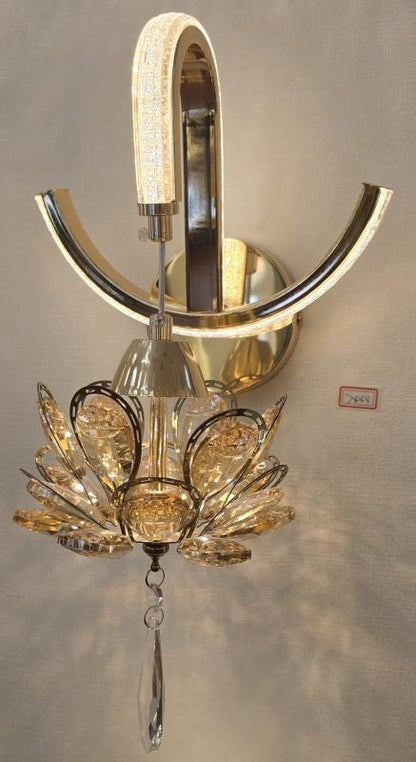 Kyoto Pleat – Pleated Fabric Wall Sconce, Japandi Style