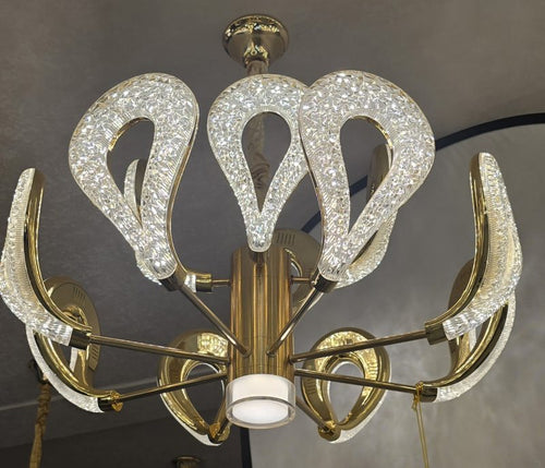 Eco Glow Chandelier – إضاءة سقف حديثة موفرة للطاقة في باكستان