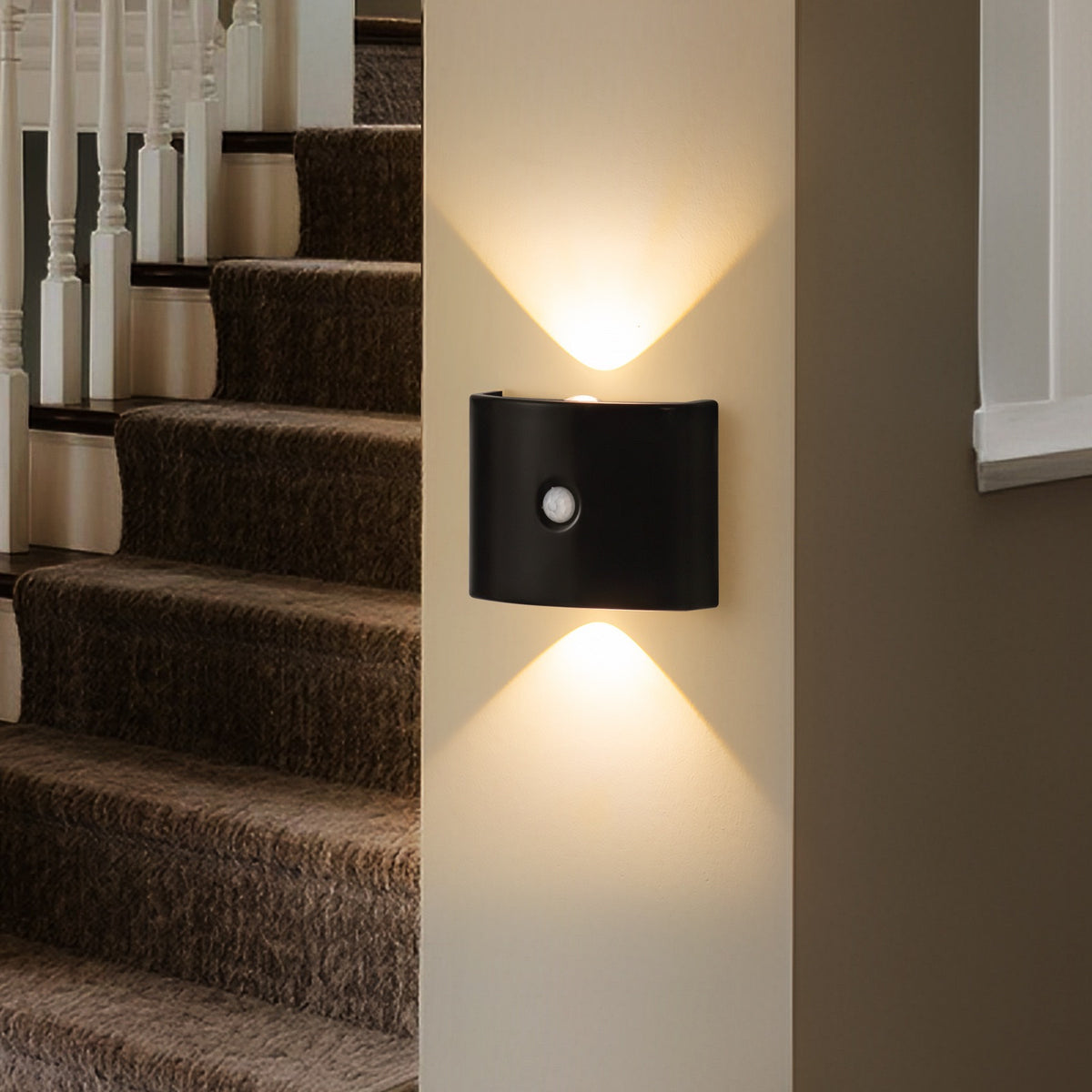 Rechargeable LED Motion Sensor Wall Light – Magnetic, No-Drill Light for Stairs, Corridors & Bedrooms