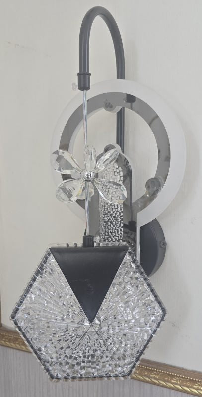 Black Cage Wall Light