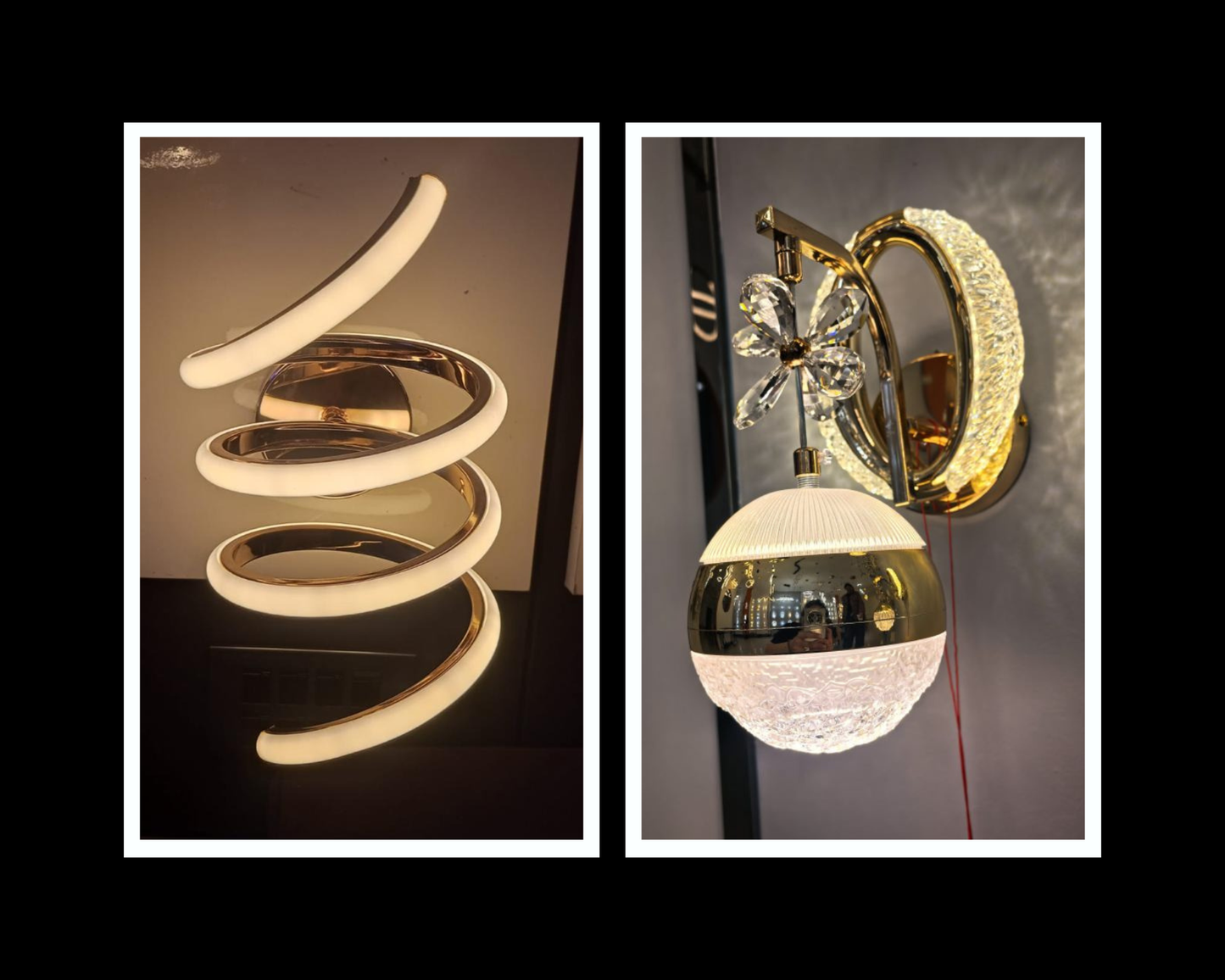 2 Wall Lights Bundle