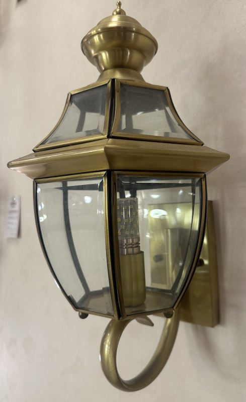 Outdoor Brass Gate Light